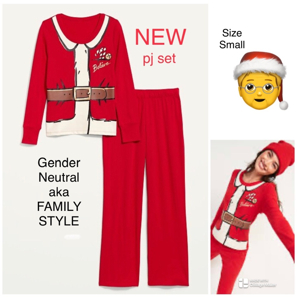 NWOT 🎄 PJ set, Santa’s Helper 🧑‍🎄’Believe’ small/medium